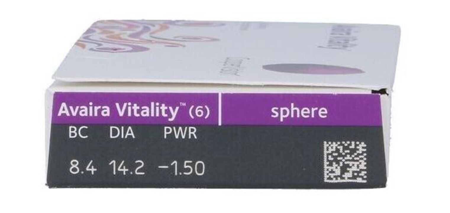 Avaira Vitality - Boîte de 6 - Lentilles Mensuelle