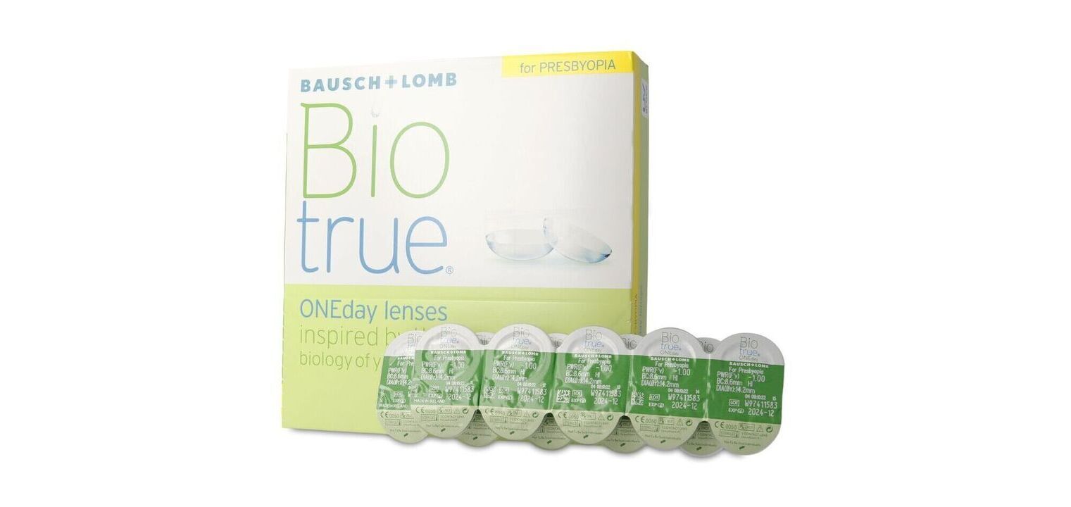 Biotrue 1-Day Presbiopia - Boîte de 90 - Lentilles Journalière