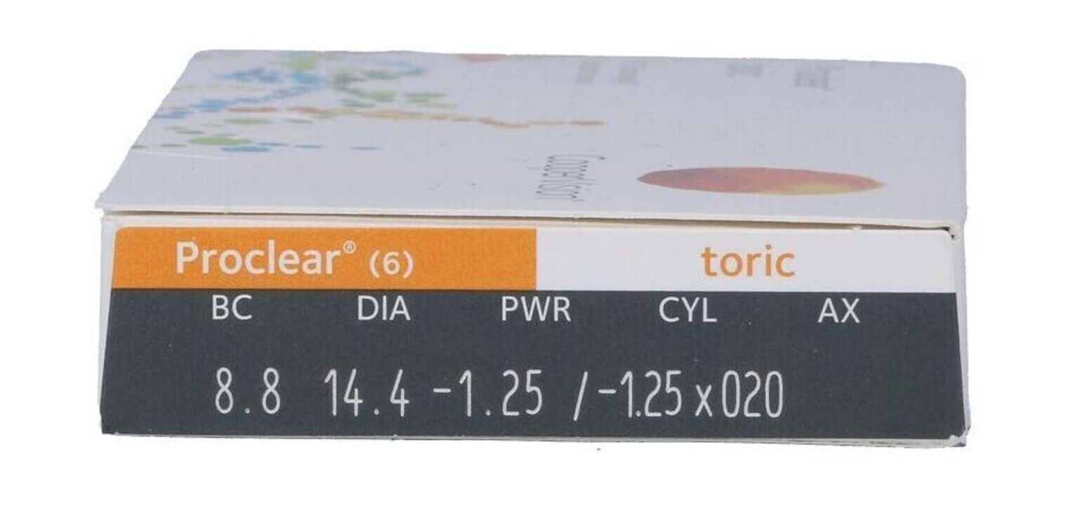 Proclear toric - Boîte de 6 - Lentilles Mensuelle