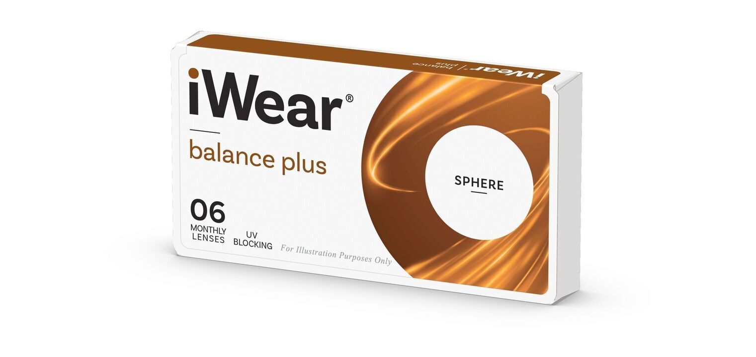 iWear Balance Plus - 6er Schachtel - Monatslinsen