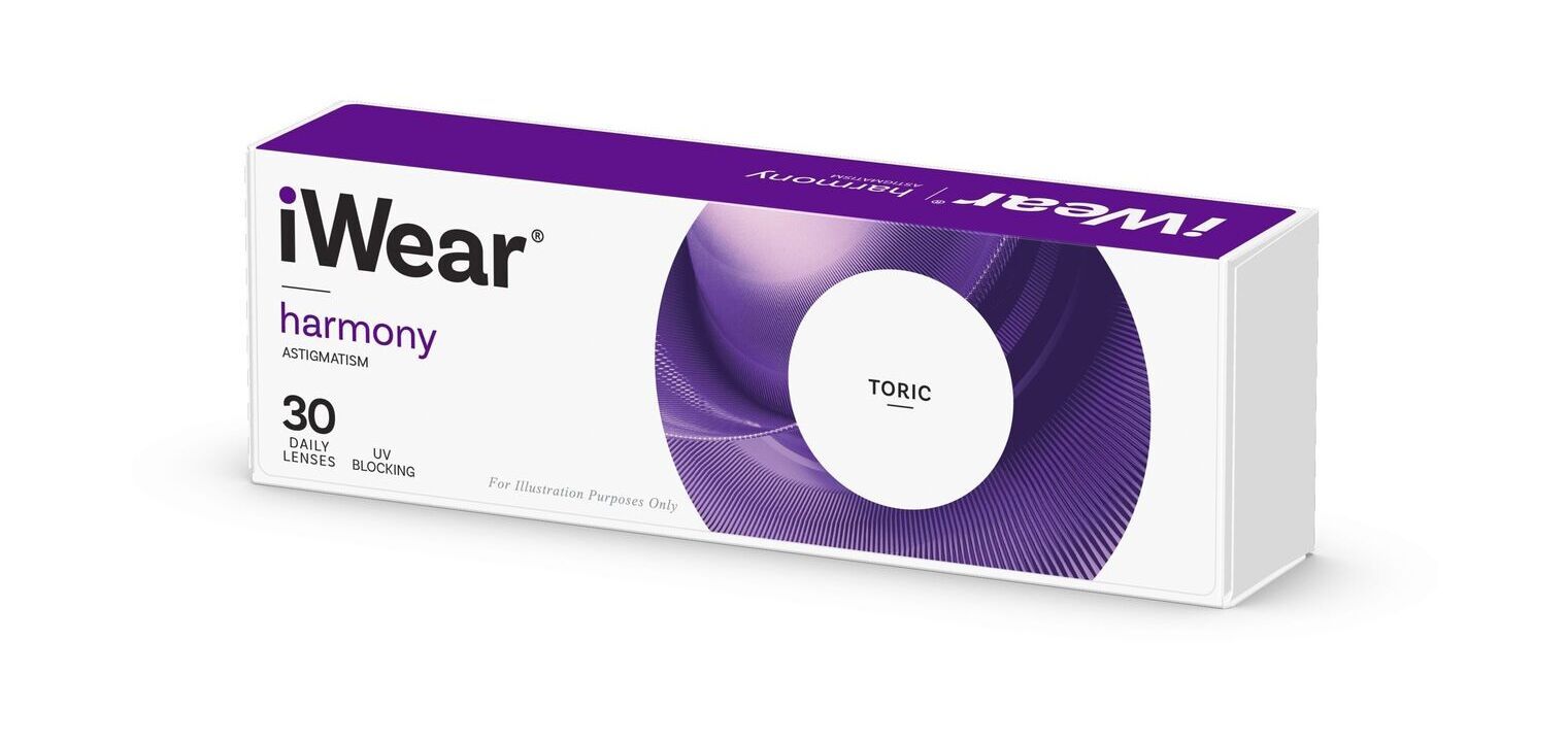 iWear Harmony Astigmatism - 30er Schachtel - Tageslinsen