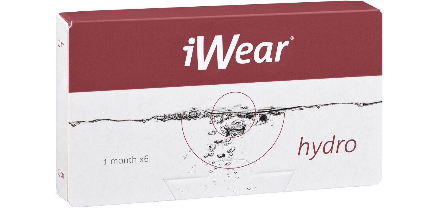 iWear Hydro - 6er Schachtel - Monatslinsen