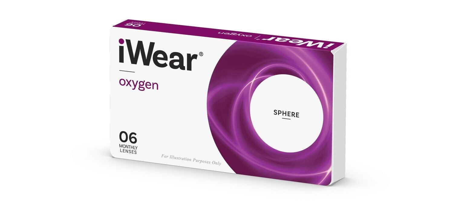 iWear Oxygen - 6er Schachtel - Monatslinsen