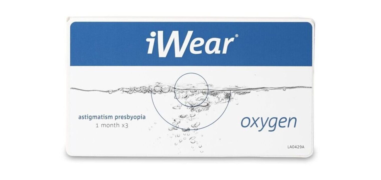 iWear Oxygen Astigmatism Presbyopia N - 3er Schachtel - Monatslinsen