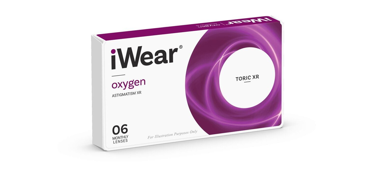 iWear Oxygen Astigmatism XR - 6er Schachtel - Monatslinsen