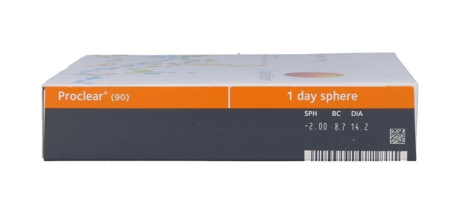 Proclear 1 Day - Boîte de 90 - Lentilles Journalière