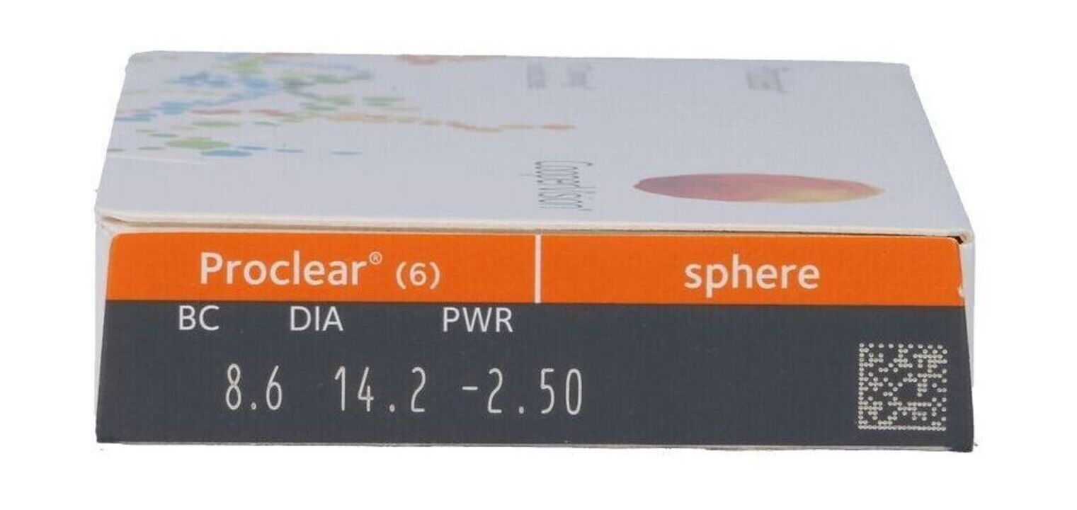 Proclear - Boîte de 6 - Lentilles Mensuelle