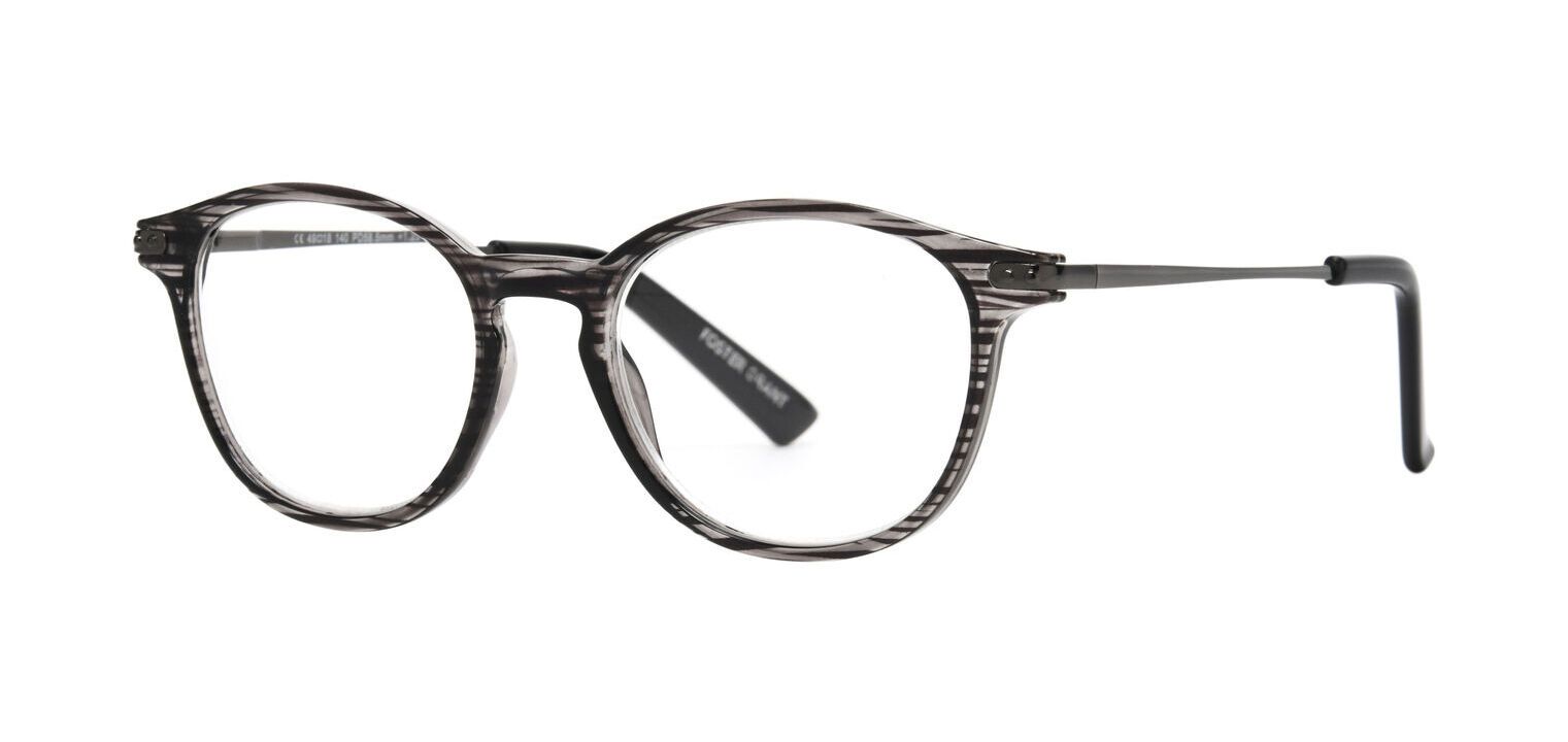 Lunettes pour écran anti lumière bleu Foster Grant Ronde McKay Gris