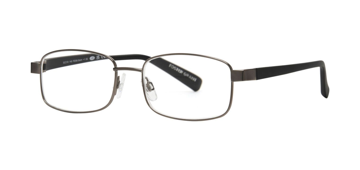 Lunettes de lecture Foster Grant Rectangle Madden Noir mat