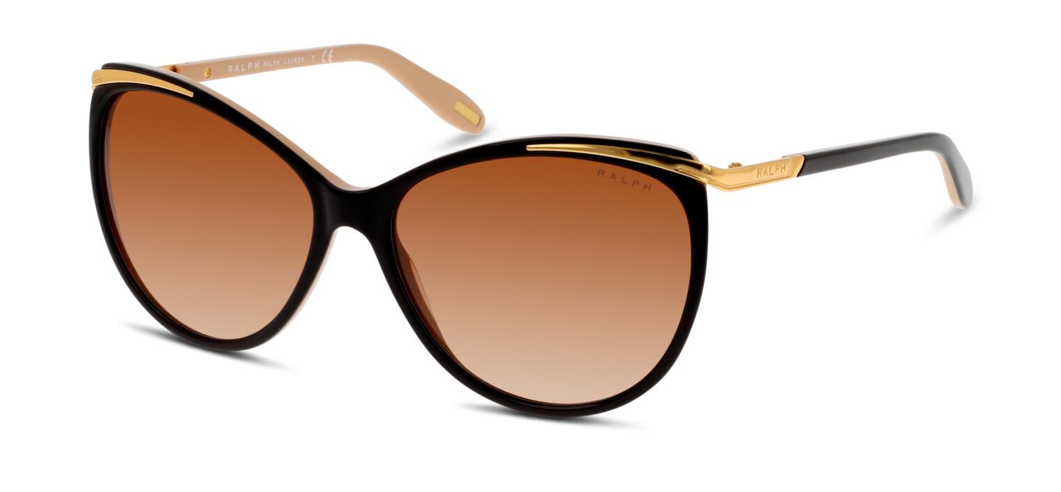 Lunettes de soleil Ralph Papillon 0RA5150 Noir pour Femme