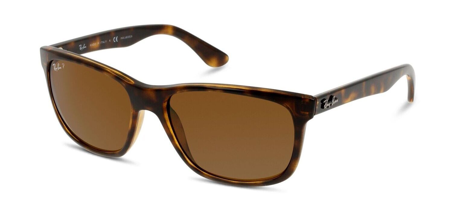 Ray-Ban Rechteckig Sonnenbrillen 0RB4181 Schildpatt für Herren