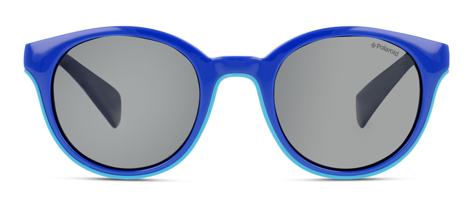 Polaroid Kids Rund Sonnenbrillen PLD 8036/S Blau für Kinder