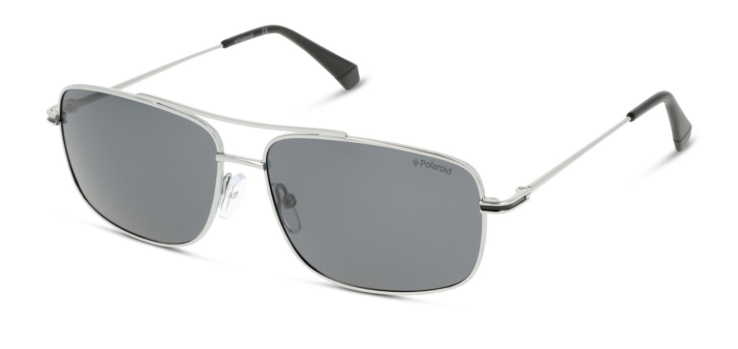 Polaroid Rechteckig Sonnenbrillen PLD 6107/S/X Sillber für Herren