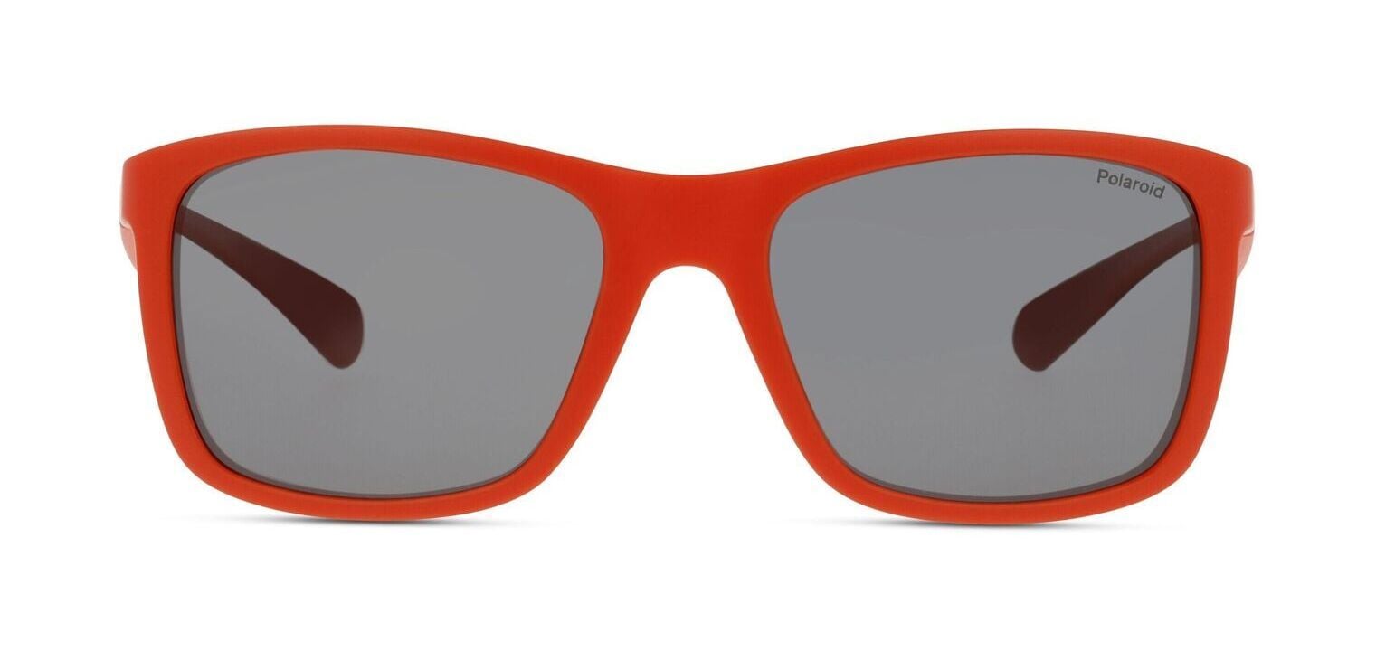 Polaroid Kids Rechteckig Sonnenbrillen PLD 8053/S Rot für Kinder