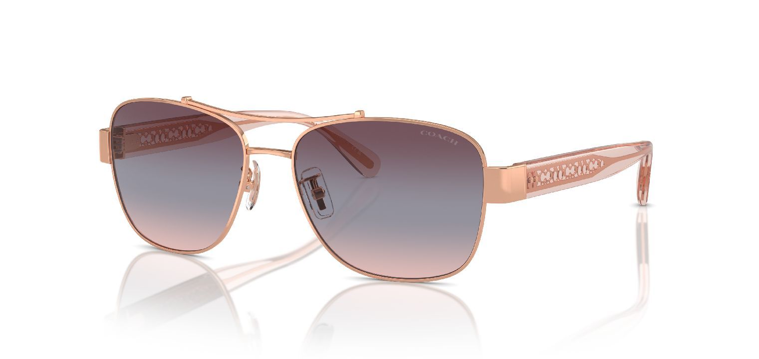 Coach Aviator Sonnenbrillen 0HC7161 Rosa für Damen