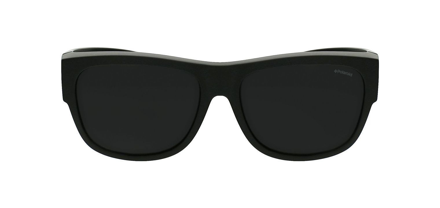 Lunettes de soleil Polaroid Rectangle PLD 9003/S Noir mat pour Homme-Femme