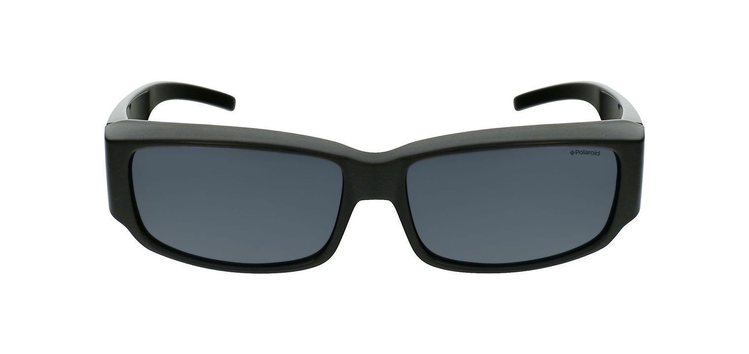 Lunettes de soleil Polaroid Rectangle P8301 Noir mat pour Homme-Femme
