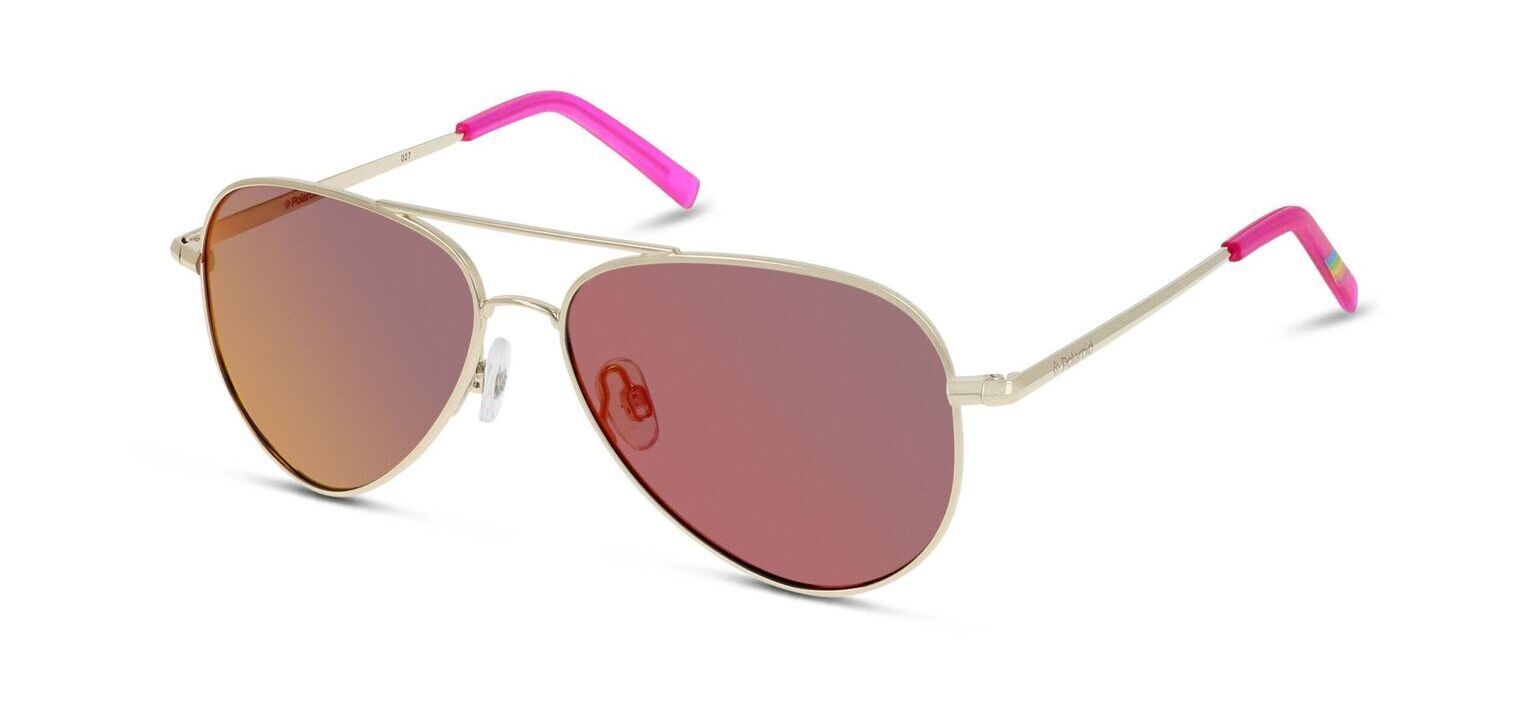 Polaroid Aviator Sonnenbrillen PLD 8015/N Gold für Kinder