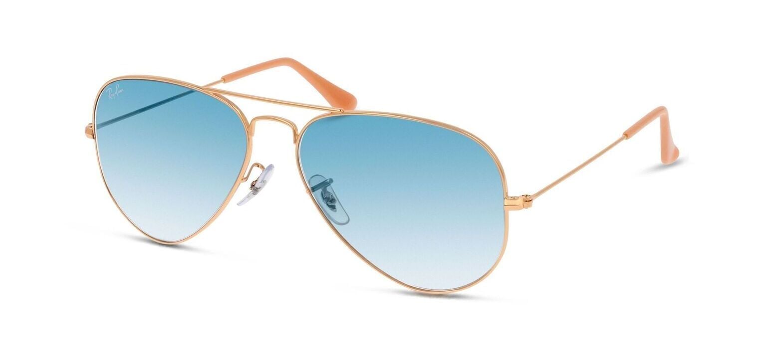 Ray-Ban Aviator Sonnenbrillen 0RB3025 Gold für Damen/Herren