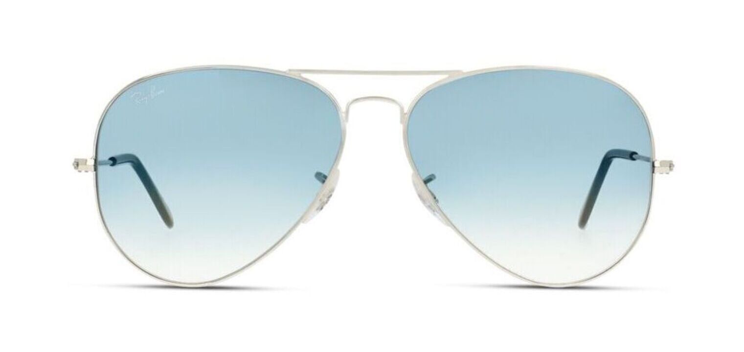 Lunettes de soleil Ray-Ban Aviator 3025 Argenté pour Homme-Femme