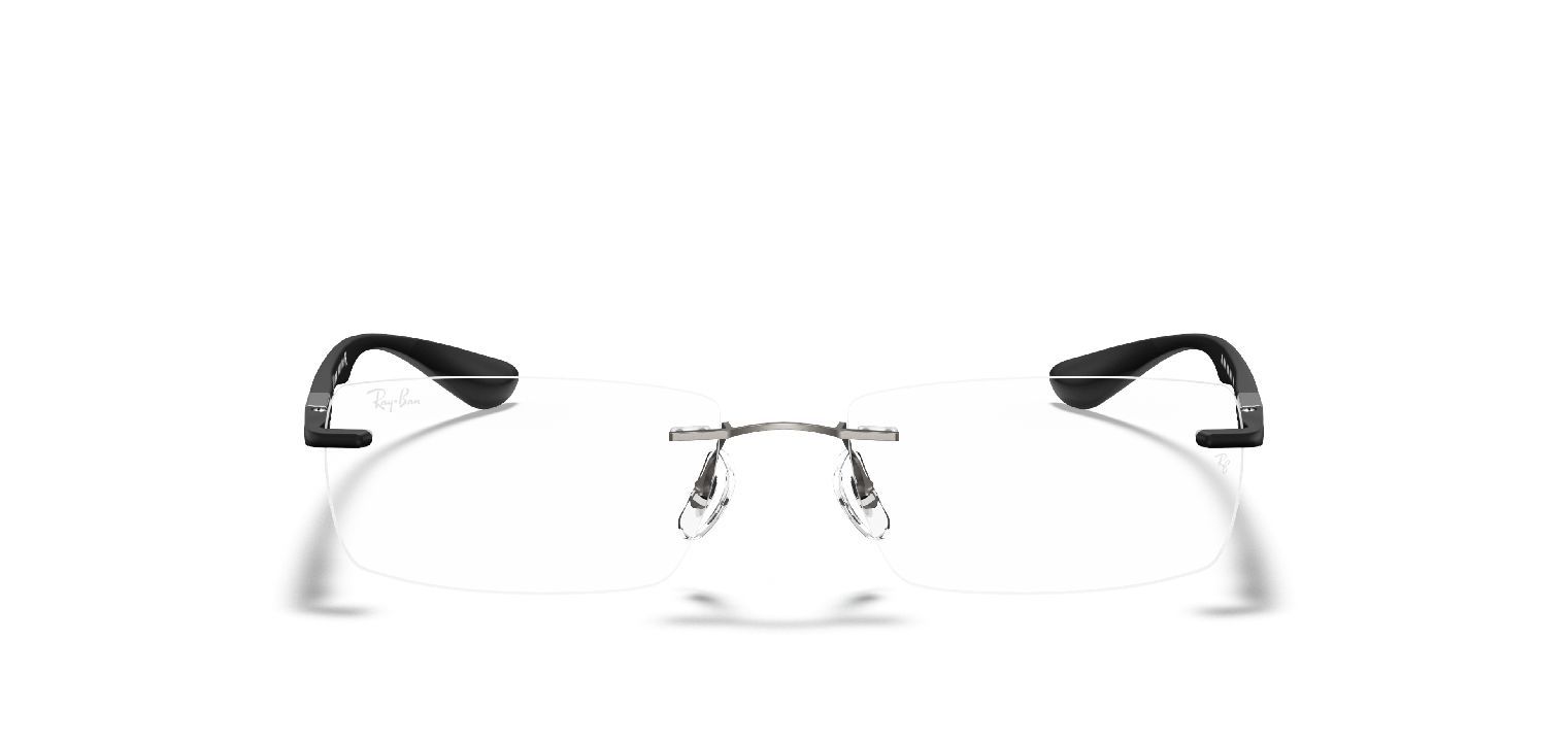 Ray-Ban Rechteckig Brillen 0RX8724 Schwarz für Damen/Herren