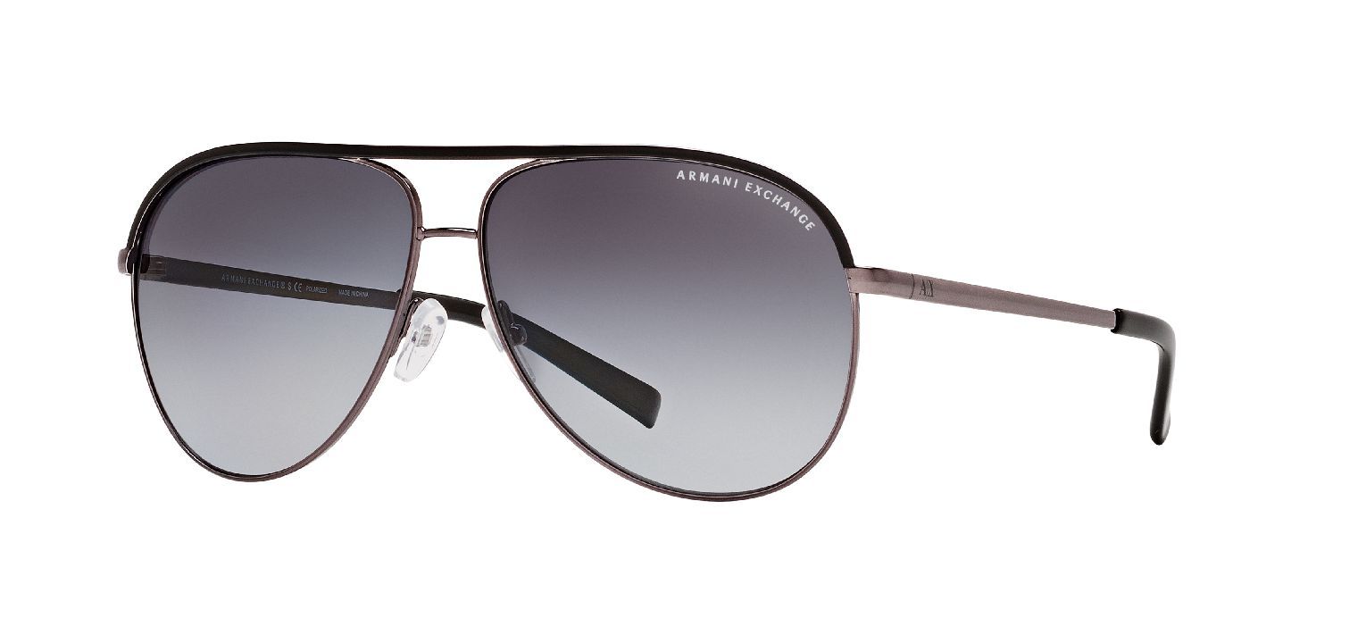Armani Exchange Aviator Sonnenbrillen 0AX2002 Grau für Damen/Herren