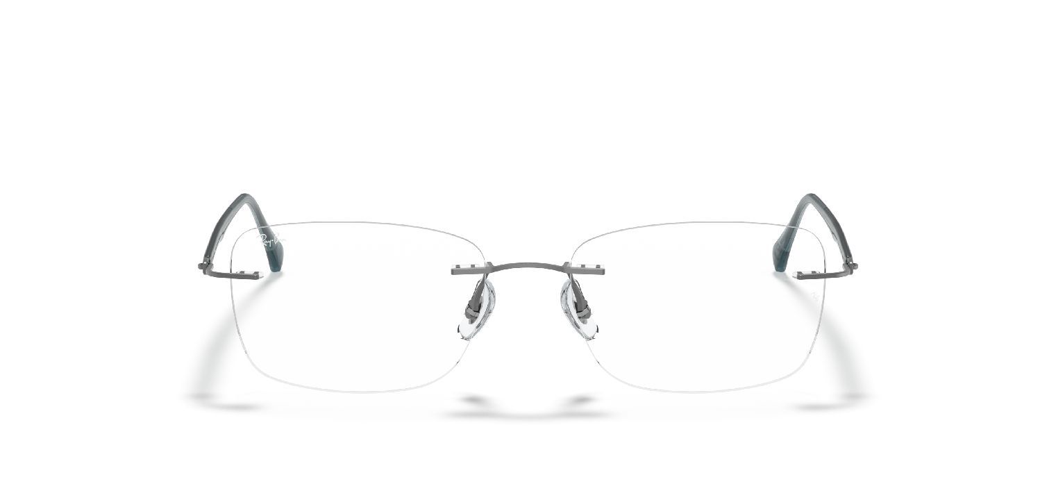 Ray-Ban Rechteckig Brillen 0RX8725 Grau für Damen/Herren