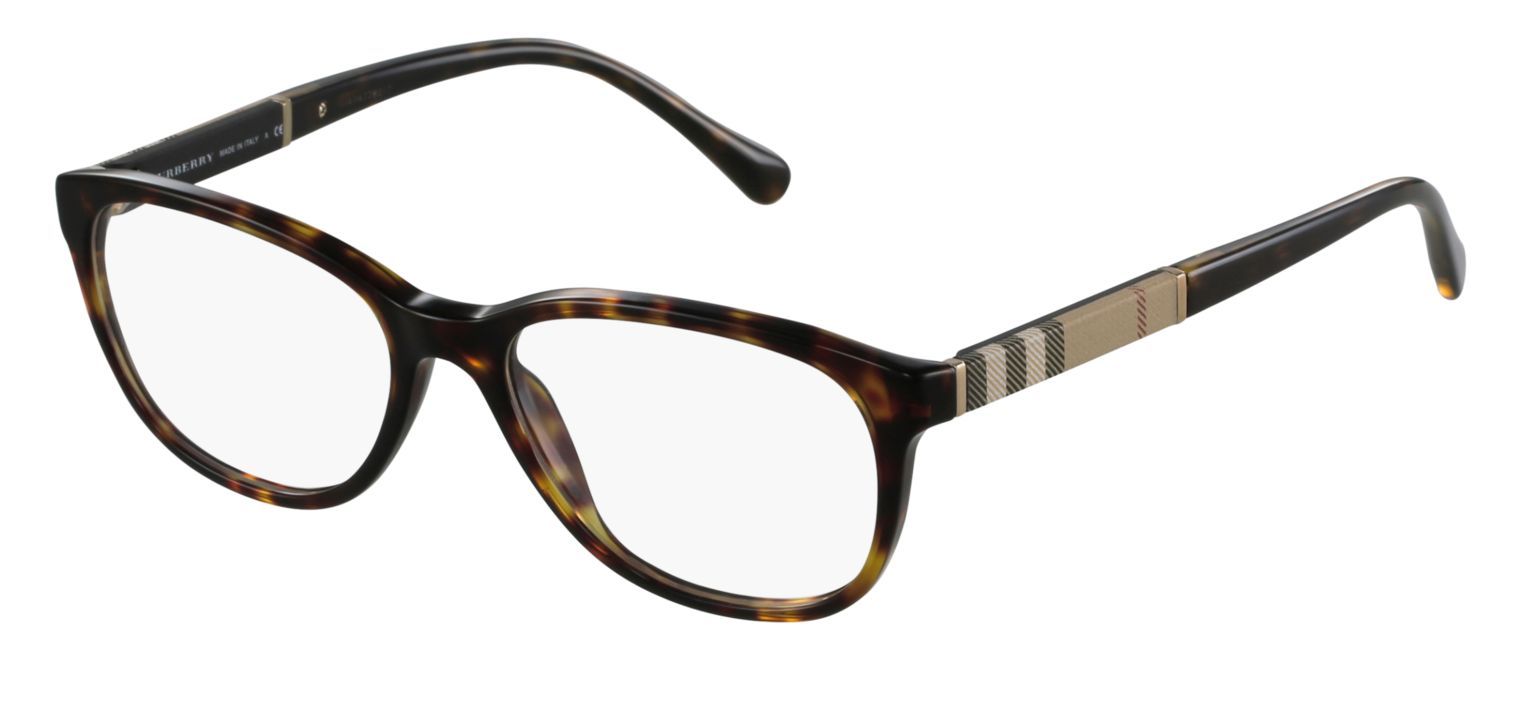 Lunettes de vue Burberry Rectangle 0BE2172 Ecaille pour Femme