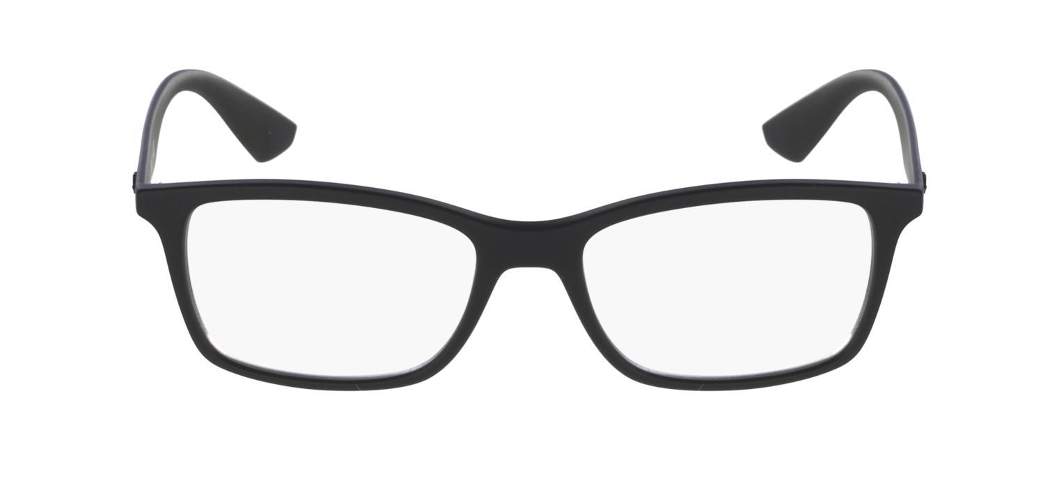 Ray-Ban Rechteckig Brillen 0RX7047 Schwarz für Damen/Herren