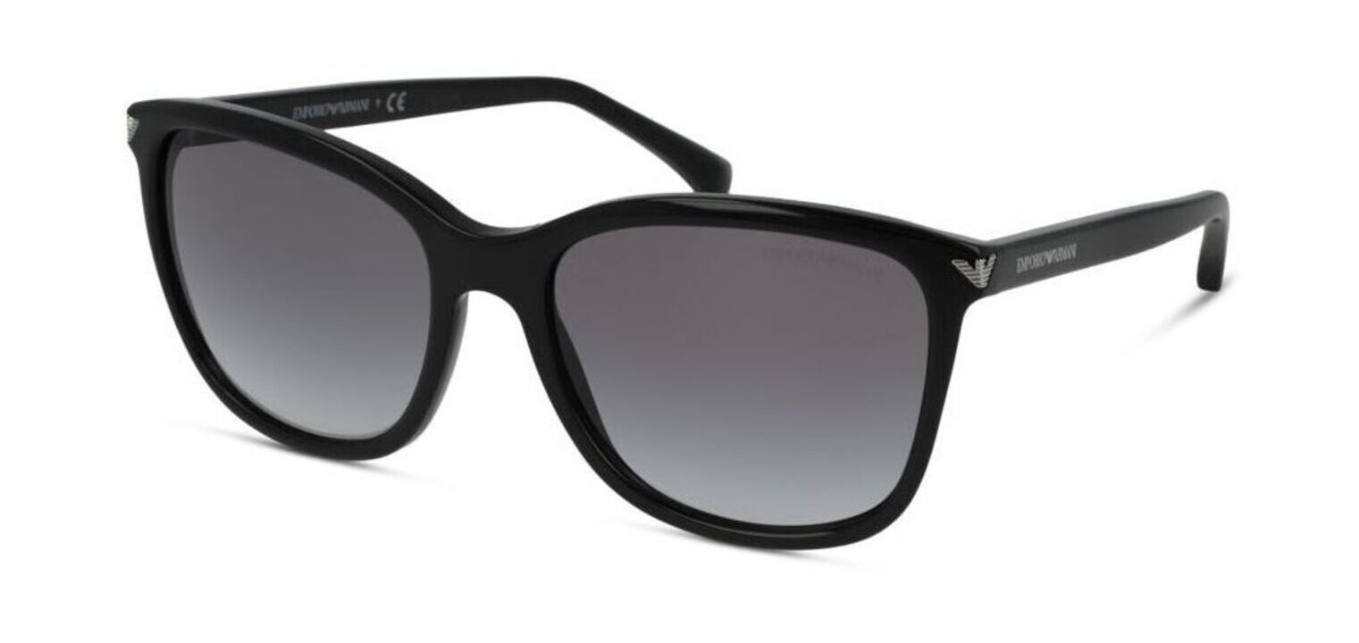 Emporio Armani Quadratisch Sonnenbrillen 0EA4060 Schwarz für Damen
