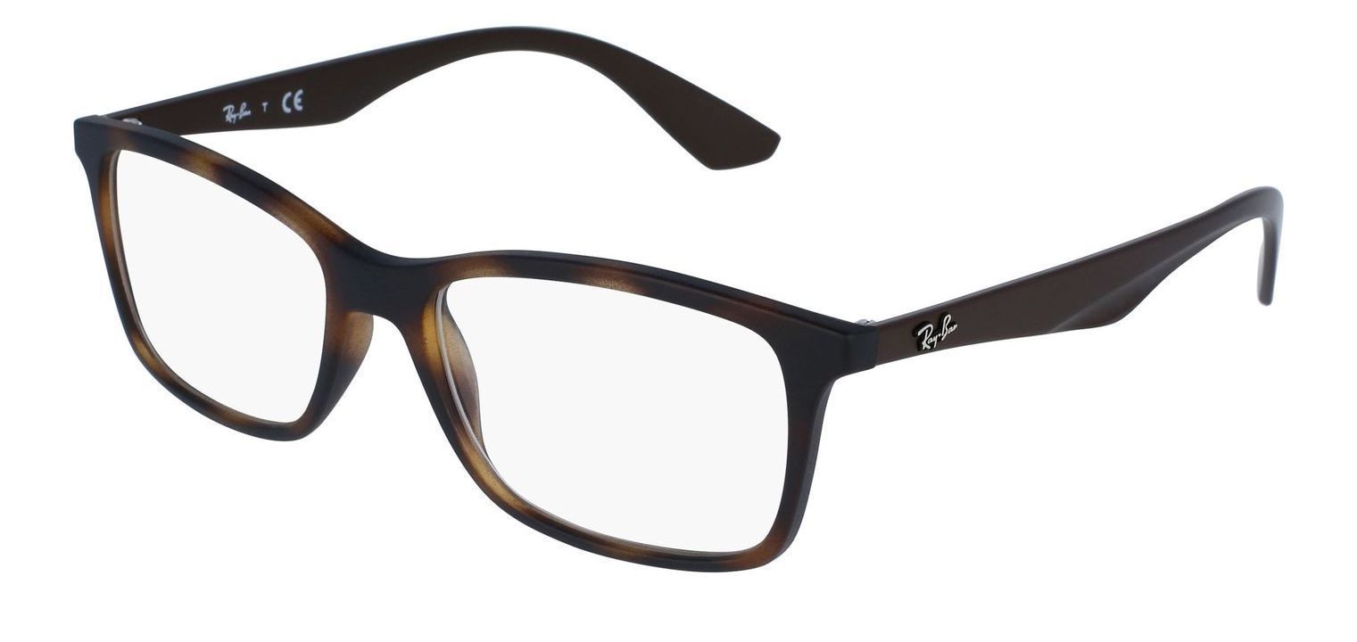 Ray-Ban Rechteckig Brillen 0RX7047 Schildpatt für Damen/Herren