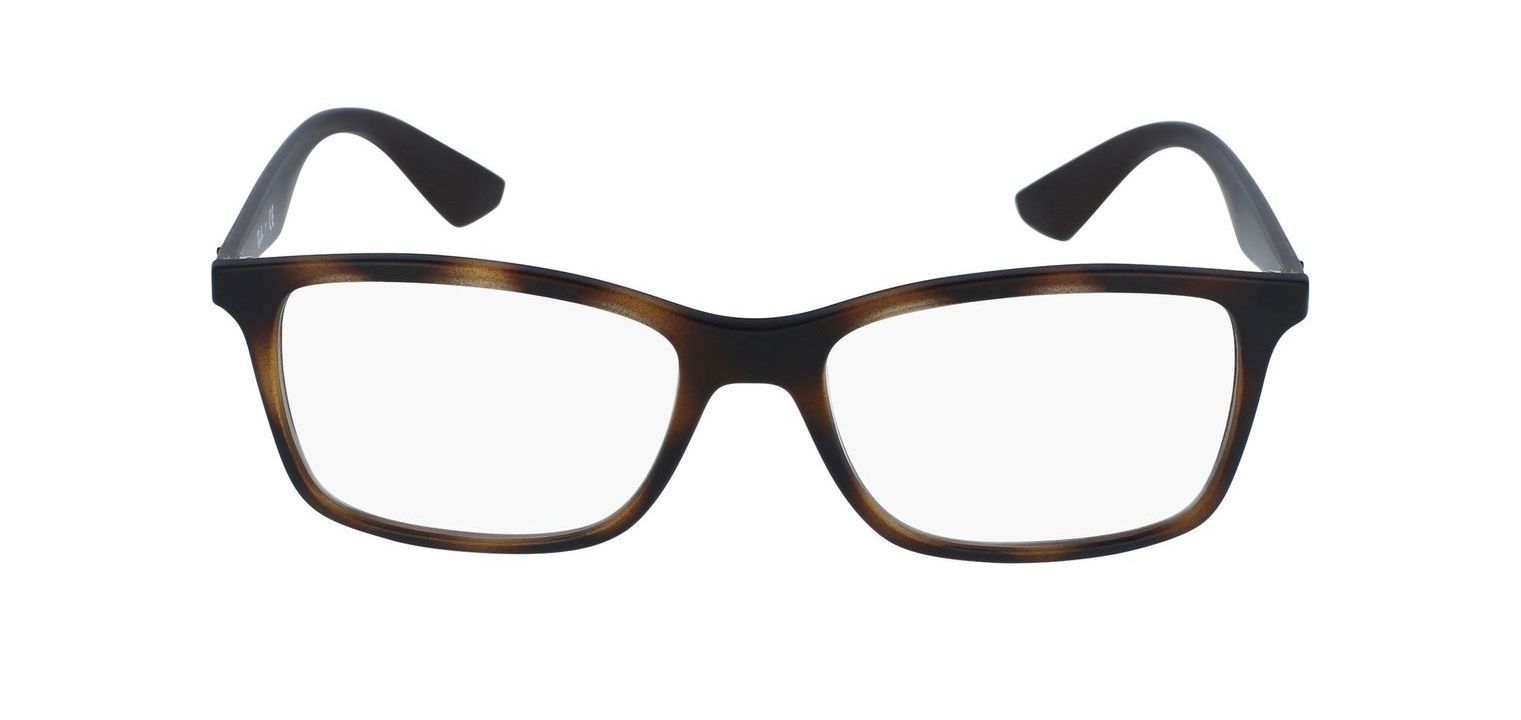 Ray-Ban Rechteckig Brillen 0RX7047 Schildpatt für Damen/Herren