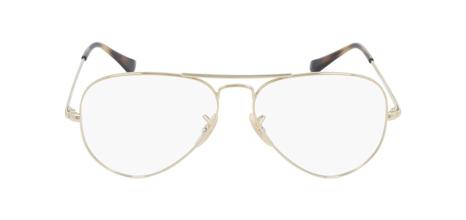 Ray-Ban Aviator Brillen 0RX6489 Gold für Damen/Herren