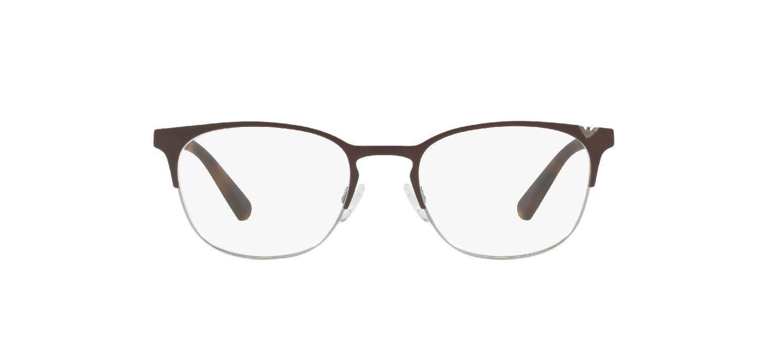 Emporio Armani Oval Brillen 0EA1059 Braun für Herren