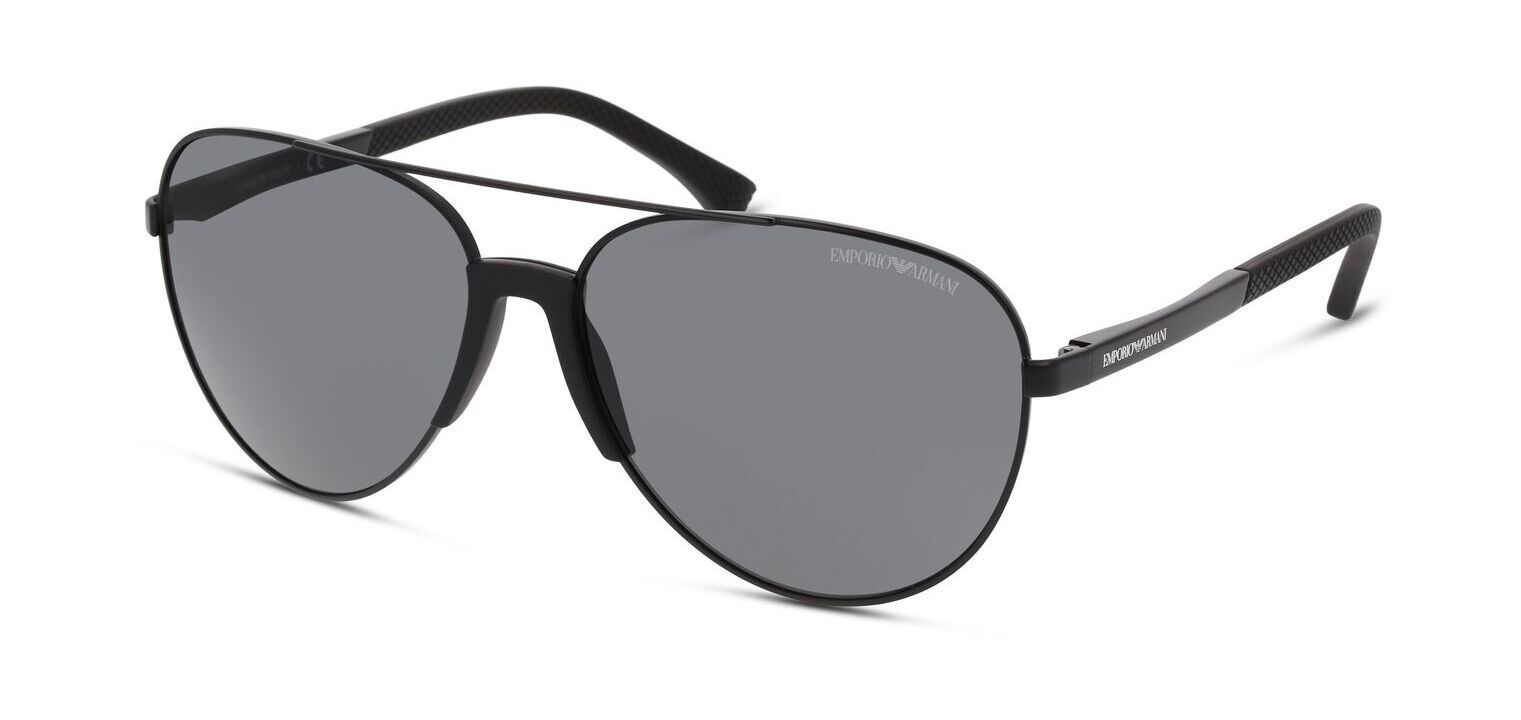 Emporio Armani Aviator Sonnenbrillen 0EA2059 Schwarz für Herren