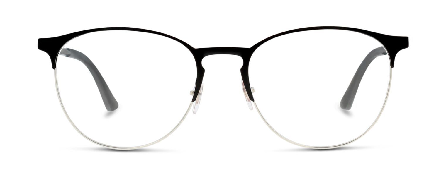 Lunettes de vue Ray-Ban Ronde 6375 Argenté pour Homme-Femme