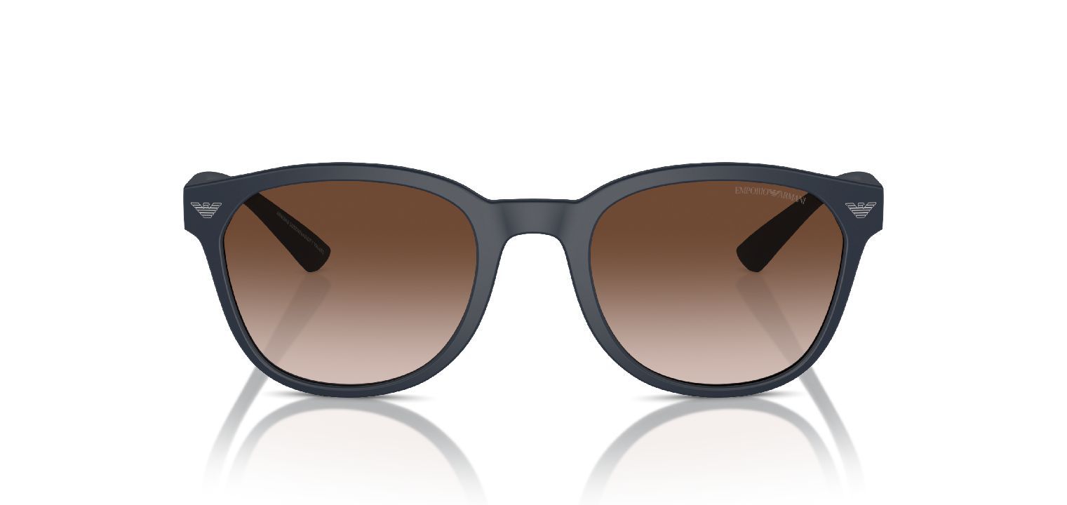 Emporio Armani Rund Sonnenbrillen 0EA4225U Blau für Herren