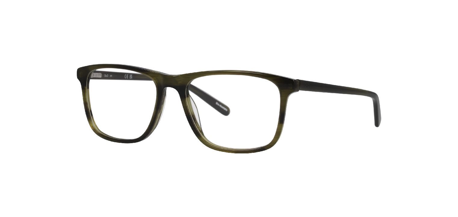 Lunettes de vue DbyD Rectangle DBOM5044 Vert pour Homme