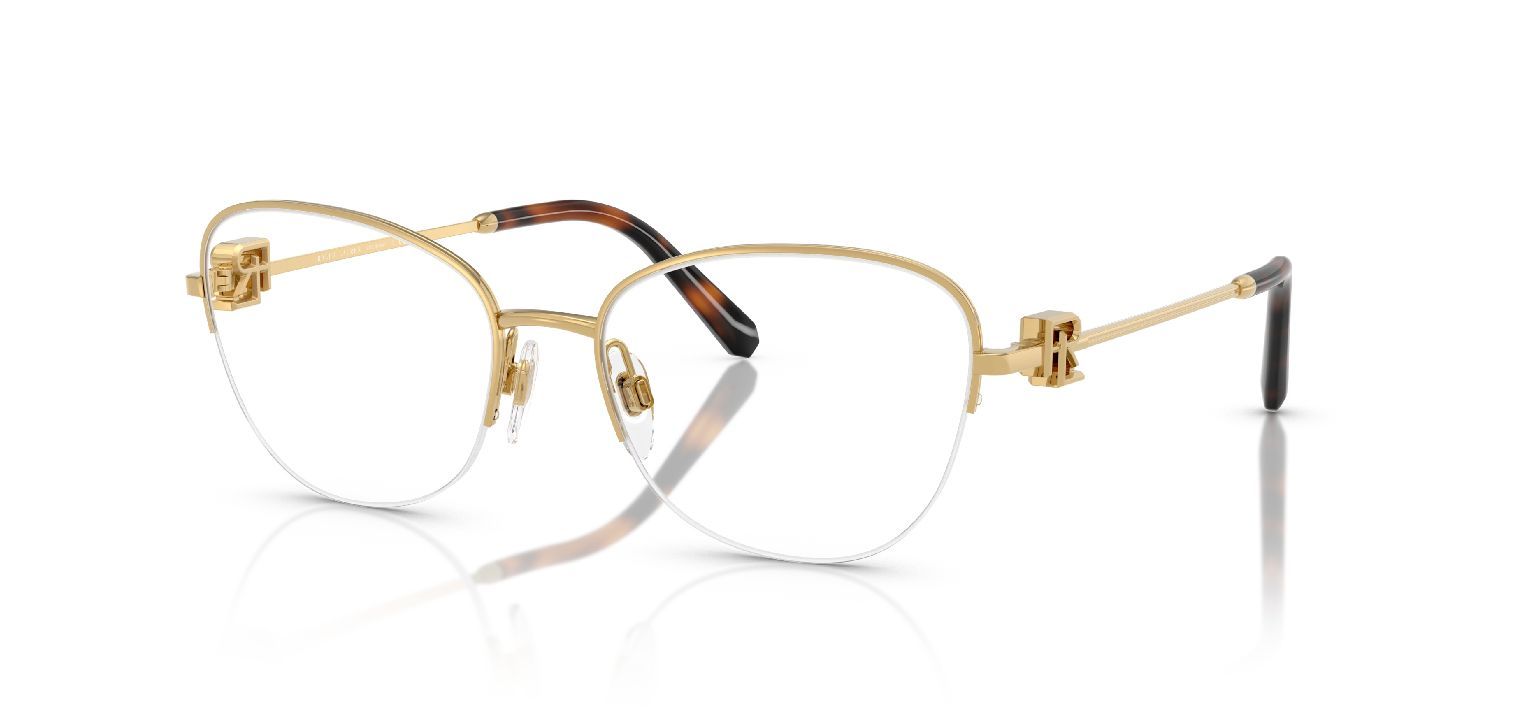 Ralph Lauren Schmetterling Brillen 0RL5129 Gold für Damen