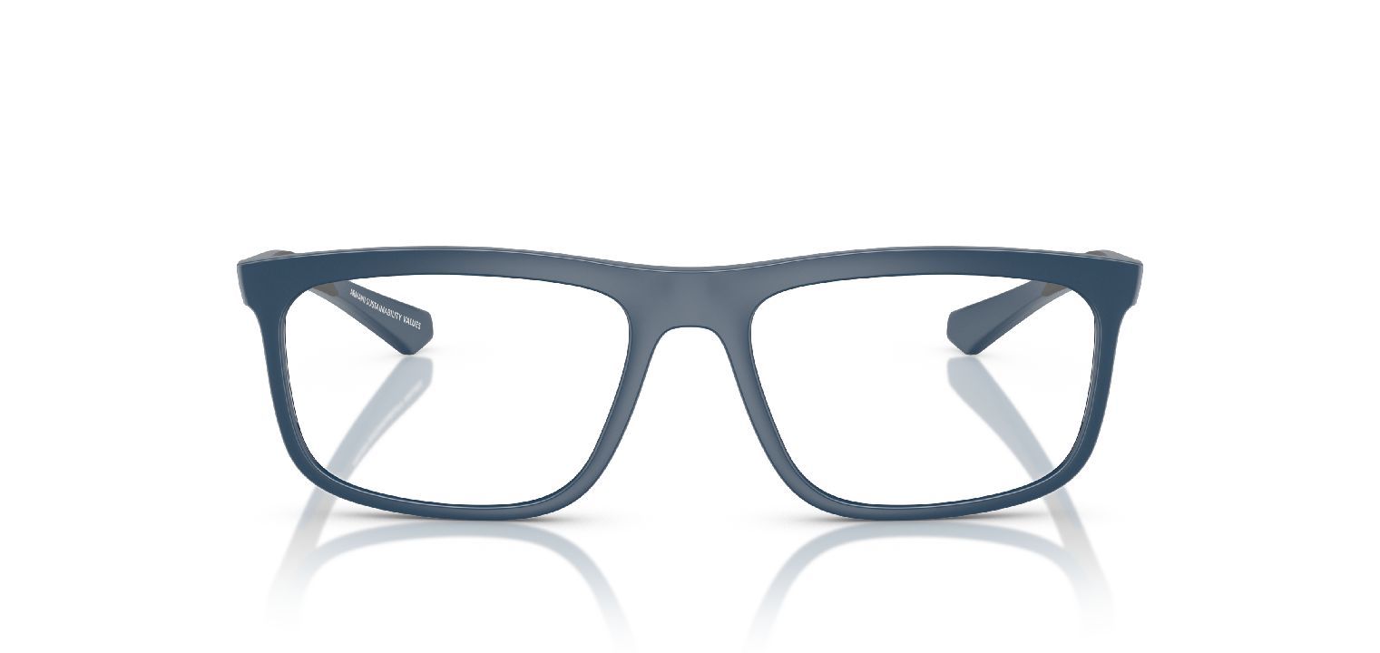 Lunettes de vue Emporio Armani Carré 0EA3246 Bleu pour Homme