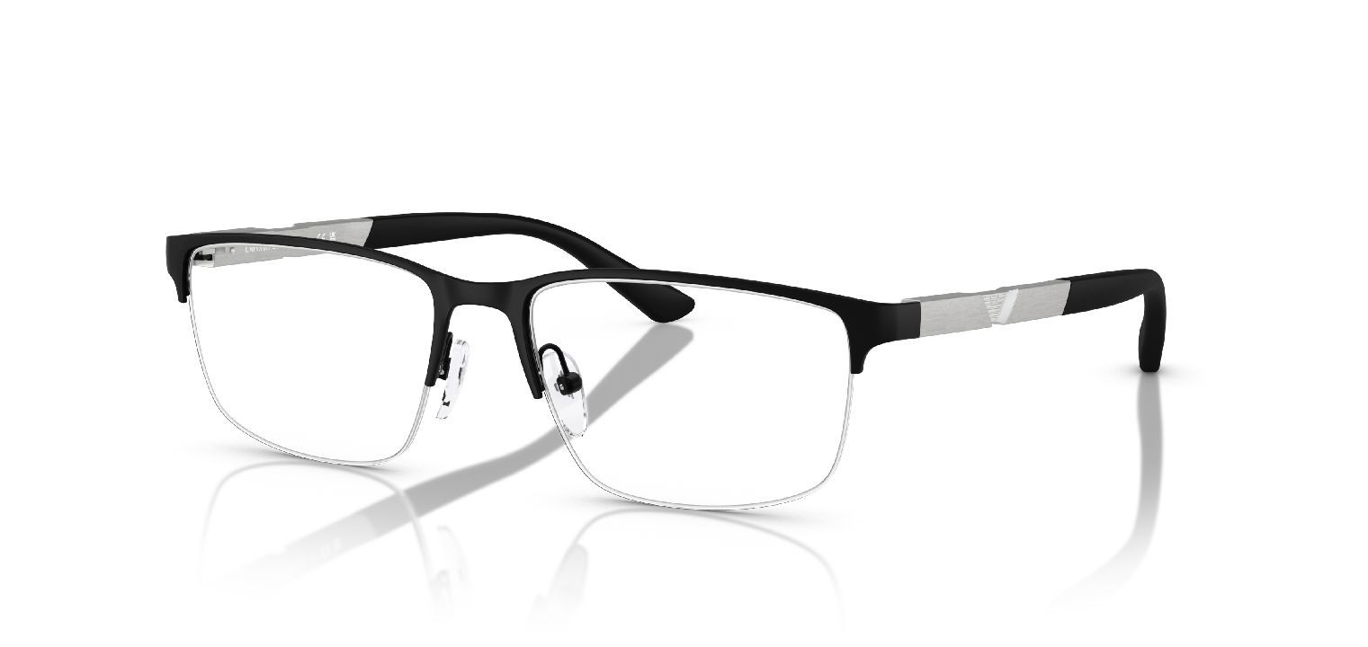 Emporio Armani Rechteckig Brillen 0EA1164 Schwarz für Herren