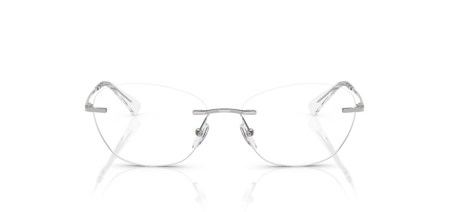 Emporio Armani Rund Brillen 0EA1167 Sillber für Damen