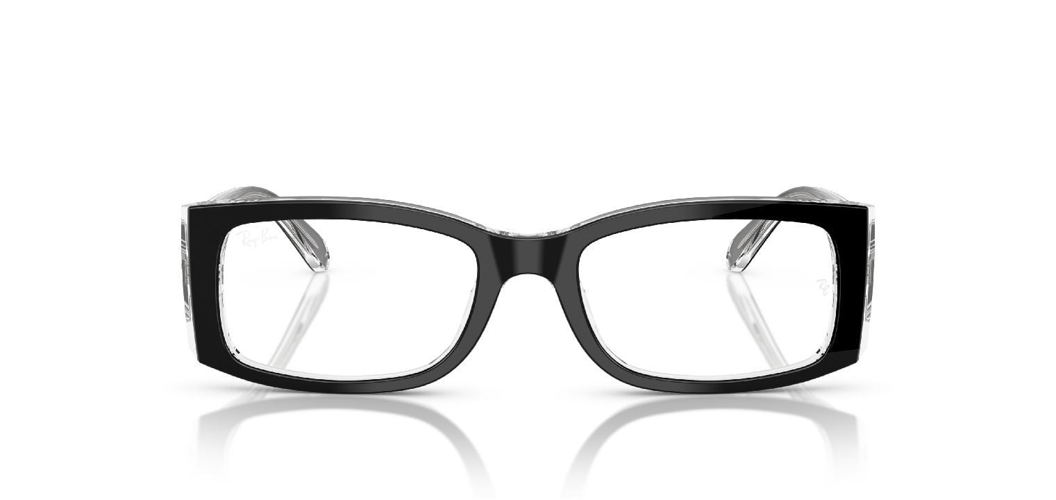 Ray-Ban Quadratisch Brillen 0RX5434 Schwarz für Damen