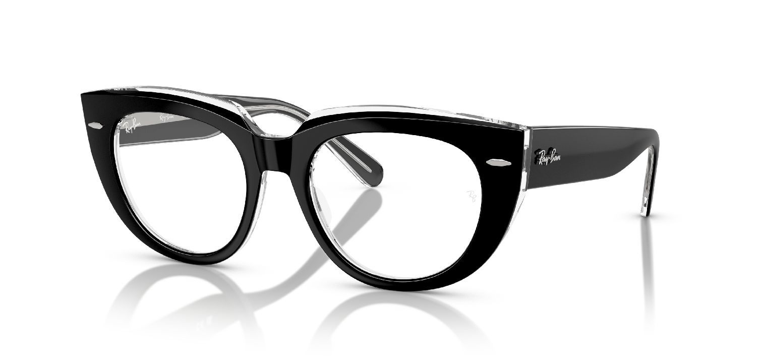 Lunettes de vue Ray-Ban Carré 0RX5586 Noir pour Femme