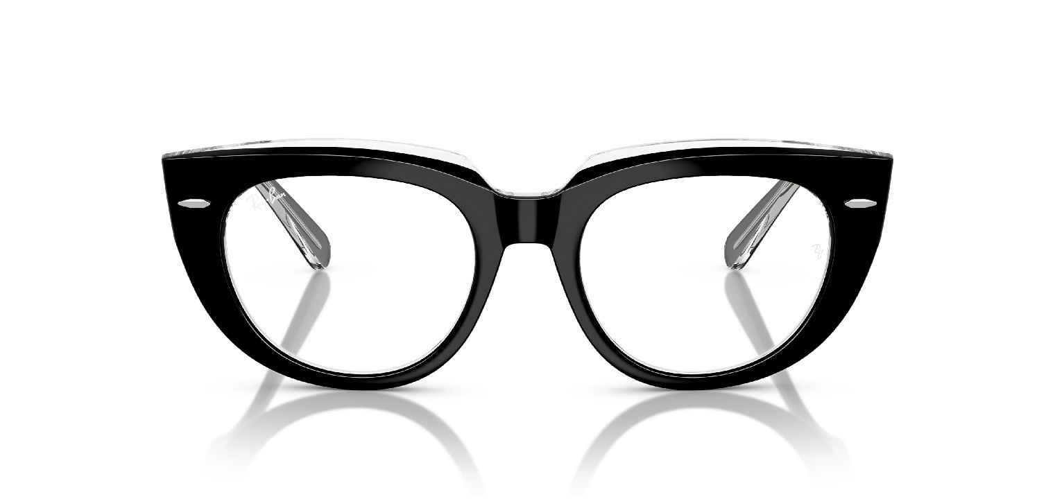 Lunettes de vue Ray-Ban Carré 0RX5586 Noir pour Femme