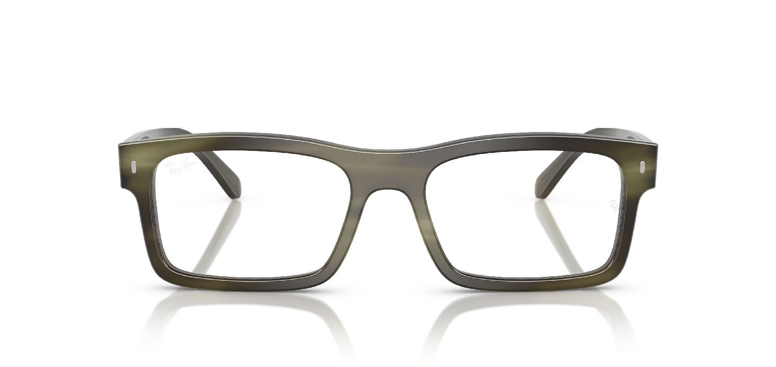 Ray-Ban Rechteckig Brillen 0RX5435 Grün für Damen/Herren