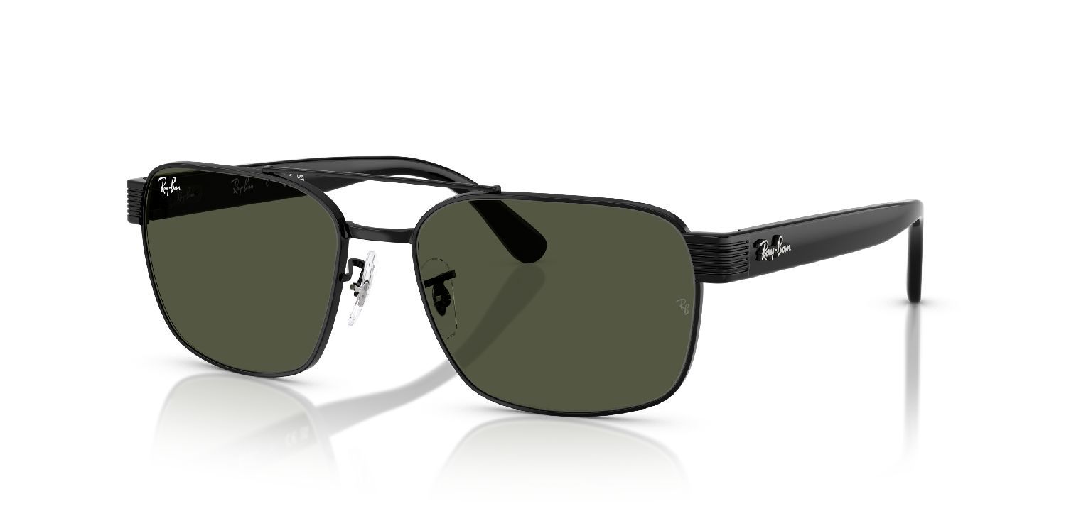 Ray-Ban Quadratisch Sonnenbrillen 0RB3751 Schwarz für Damen/Herren