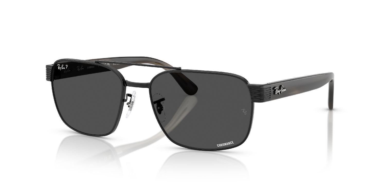 Lunettes de soleil Ray-Ban Carré 0RB3751CH Noir pour Homme-Femme