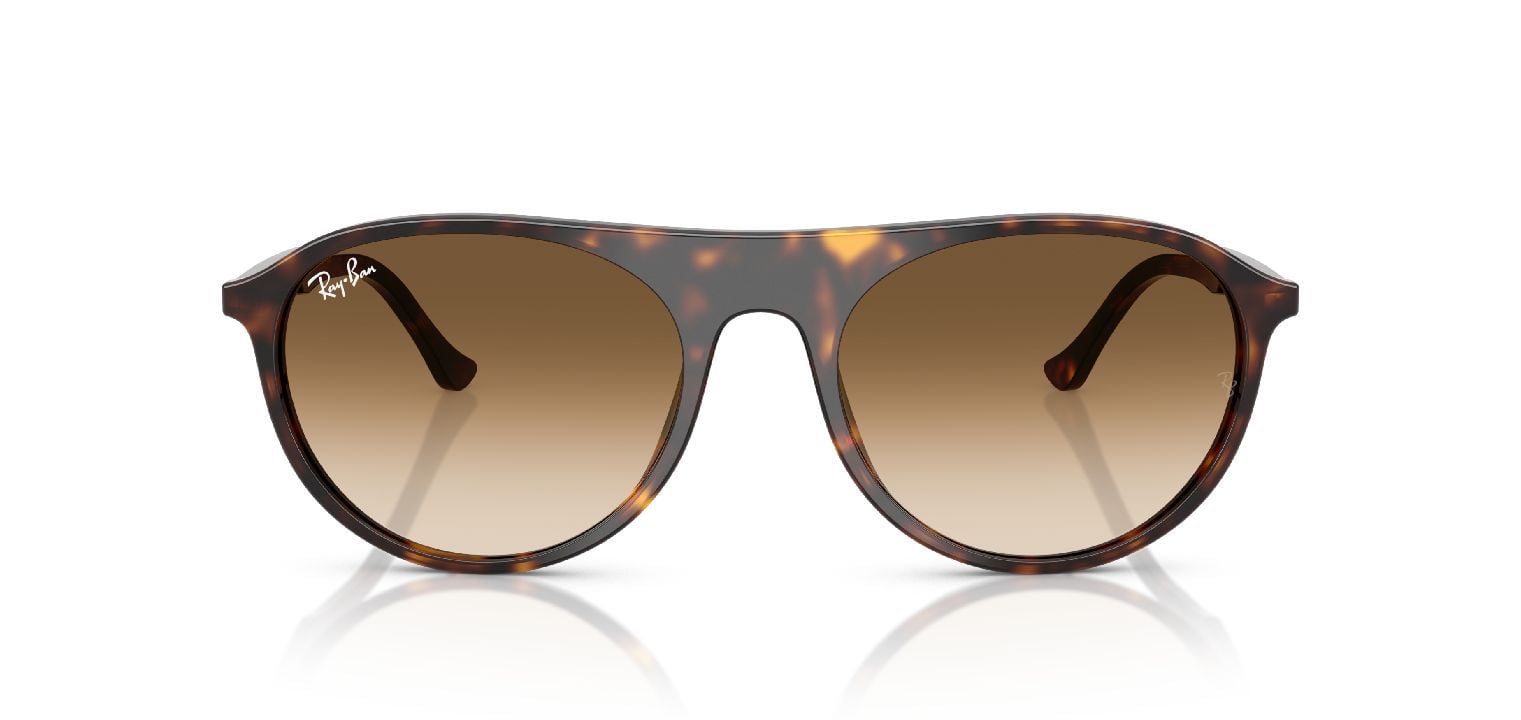 Ray-Ban Quadratisch Sonnenbrillen 0RB2215 Havana für Damen/Herren