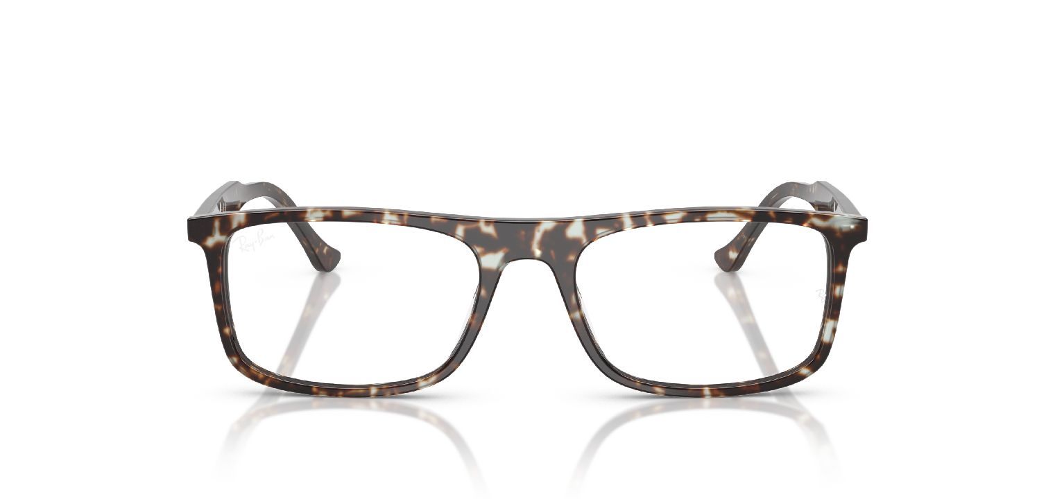 Ray-Ban Rechteckig Brillen 0RX5440 Havana für Damen/Herren